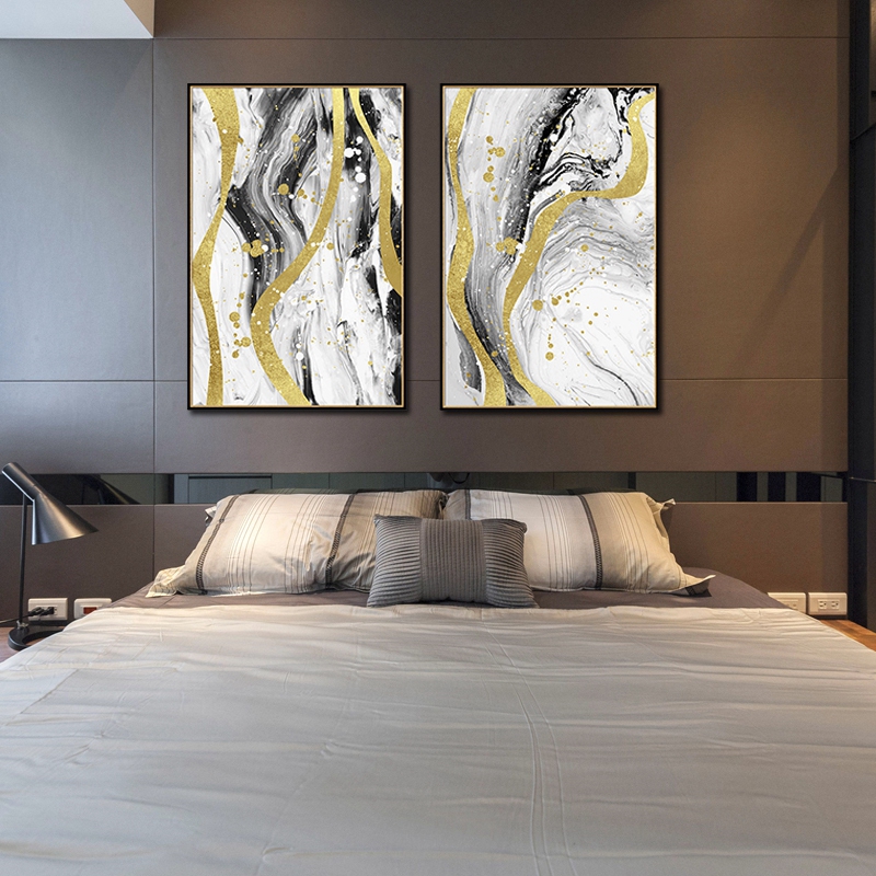 現(xiàn)代簡(jiǎn)約抽象裝飾畫 辦公室樣板間沙發(fā)背景墻客廳臥室壁掛畫 晶瓷畫