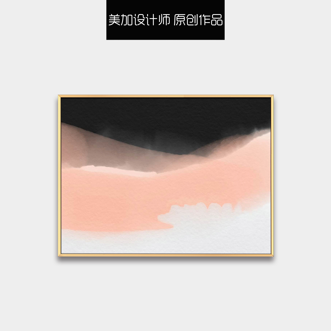 客廳裝飾畫 新中式書房辦公室配畫 晶瓷畫 壁畫  抽象系列2