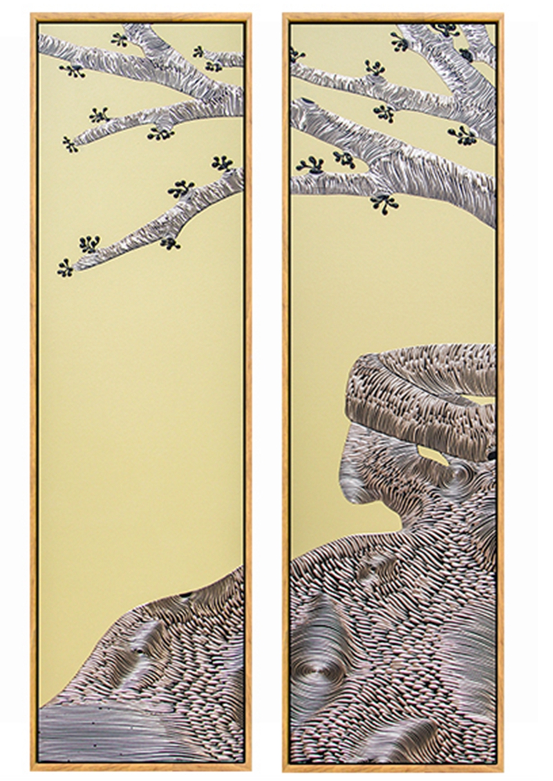 新中式客廳裝飾畫 餐廳原創(chuàng)純手繪山水畫 玄關(guān)環(huán)保PS框掛畫 新葉