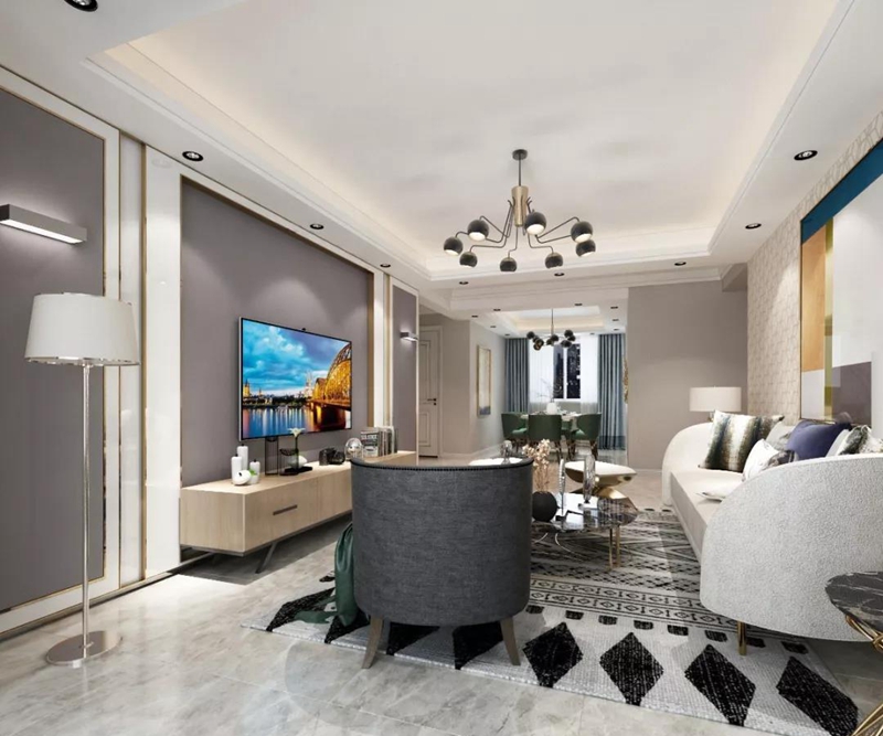 現(xiàn)代風格裝修風格,信德華府