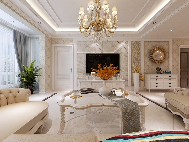 遼陽簡歐式裝修效果案例賞析 遼陽簡歐式裝修效果案例賞析