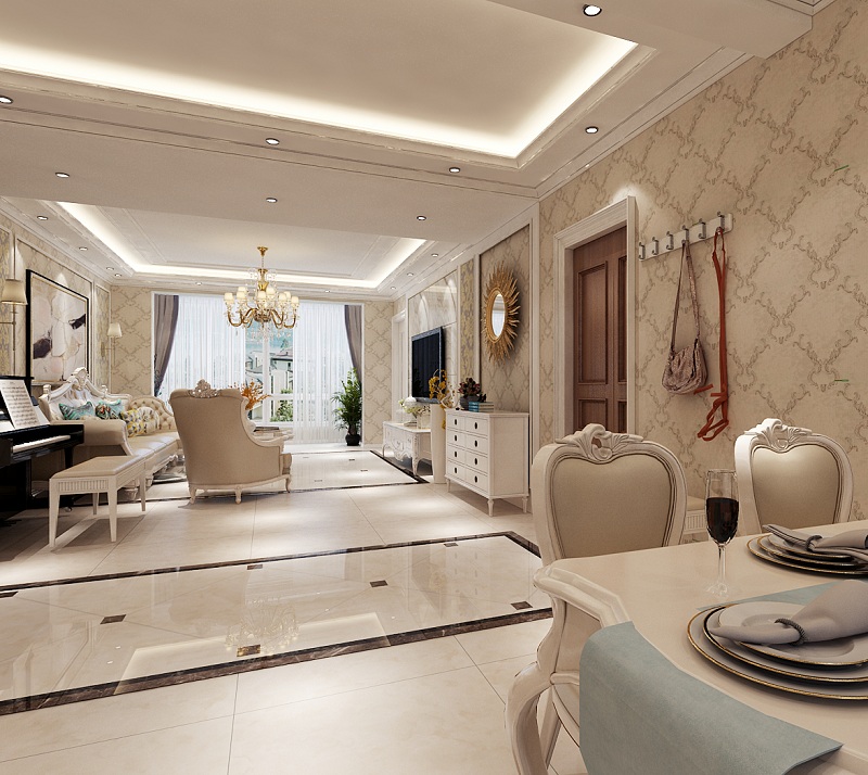 遼陽簡歐式裝修效果案例賞析 遼陽簡歐式裝修效果案例賞析