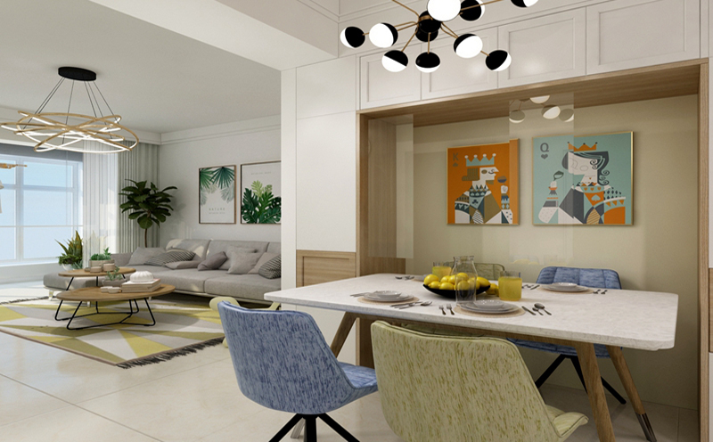 遼陽現代簡約風裝修裝飾案例欣賞